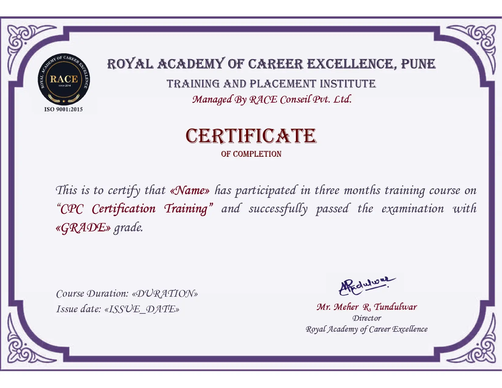 Complete CPC Certification Support