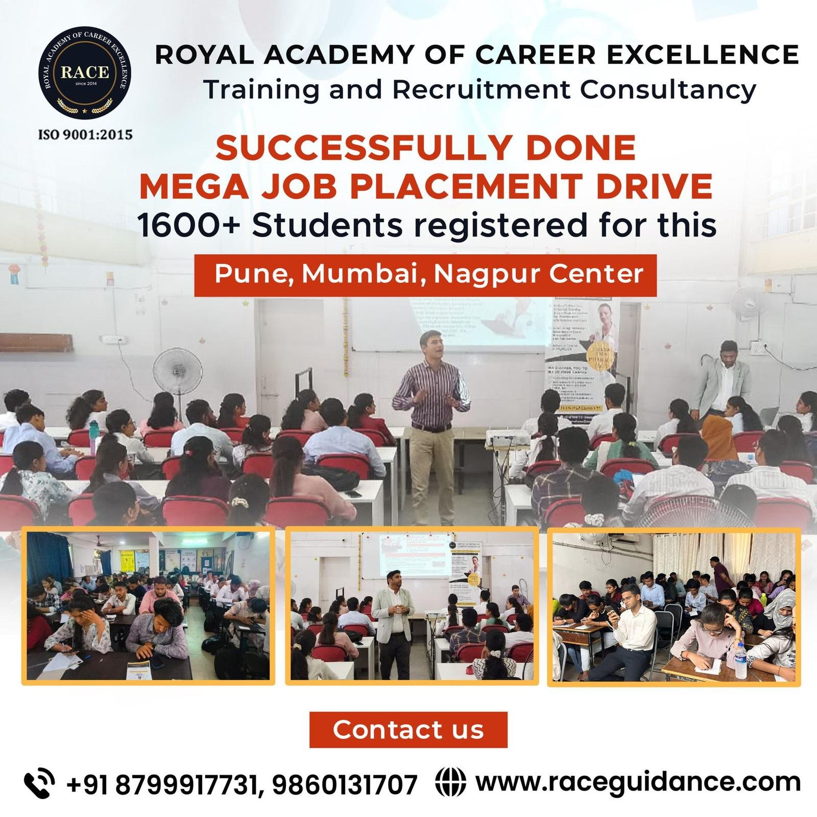 RACE placement drive 2023 – medical coding and healthcare campus hiring event