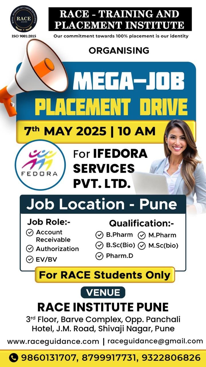 RACE placement drive 2025 – medical coding and healthcare campus hiring event