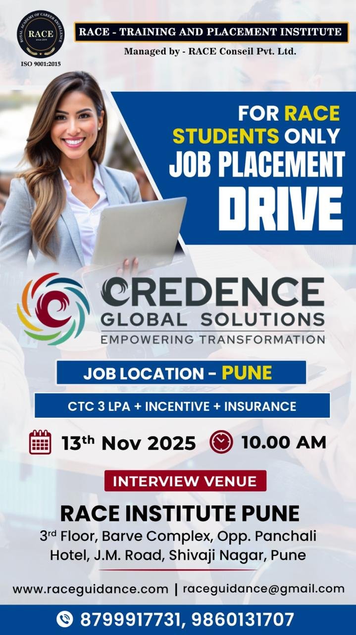 RACE placement drive 2025 – medical coding and healthcare campus hiring event